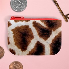 Giraffe Skin Texture Mini Coin Purse from ArtsNow.com Front