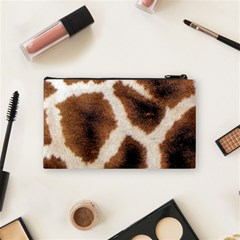 Giraffe Skin Texture Cosmetic Bag (Small) from ArtsNow.com Back