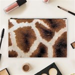 Giraffe Skin Texture Cosmetic Bag (Large)