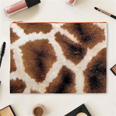 Giraffe Skin Texture Cosmetic Bag (XL) from ArtsNow.com Front