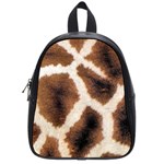 Giraffe Skin Texture School Bag (Small)