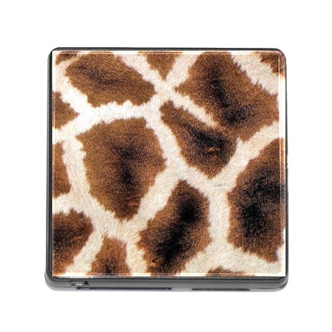 Giraffe Skin Texture Memory Card Reader (Square 5 Slot) from ArtsNow.com Front