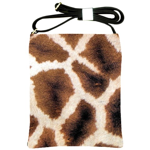 Giraffe Skin Texture Shoulder Sling Bag from ArtsNow.com Front