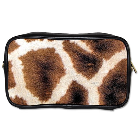 Giraffe Skin Texture Toiletries Bag (One Side) from ArtsNow.com Front