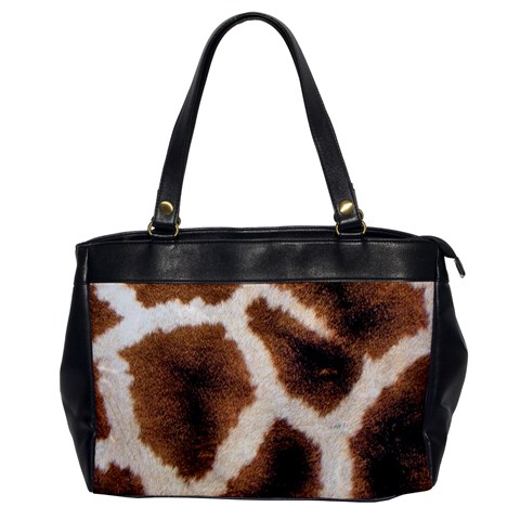 Giraffe Skin Texture Oversize Office Handbag from ArtsNow.com Front