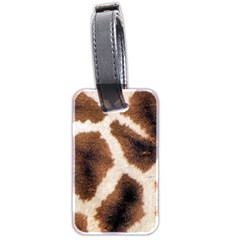 Giraffe Skin Texture Luggage Tag (two sides) from ArtsNow.com Back