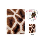 Giraffe Skin Texture Playing Cards Single Design (Mini)