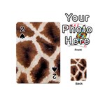 Giraffe Skin Texture Playing Cards 54 Designs (Mini)