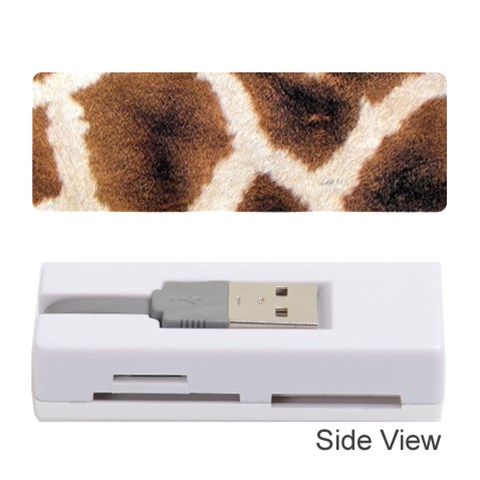 Giraffe Skin Texture Memory Card Reader (Stick) from ArtsNow.com Front