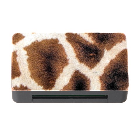 Giraffe Skin Texture Memory Card Reader with CF from ArtsNow.com Front