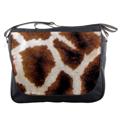 Giraffe Skin Texture Messenger Bag from ArtsNow.com Front