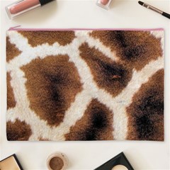 Giraffe Skin Texture Cosmetic Bag (XXXL) from ArtsNow.com Front