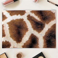 Giraffe Skin Texture Cosmetic Bag (XXXL) from ArtsNow.com Back