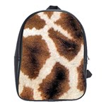 Giraffe Skin Texture School Bag (XL)