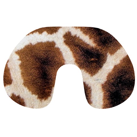 Giraffe Skin Texture Travel Neck Pillow from ArtsNow.com Front