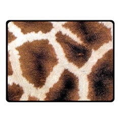 Giraffe Skin Texture Two Sides Fleece Blanket (Small) from ArtsNow.com 45 x34  Blanket Front