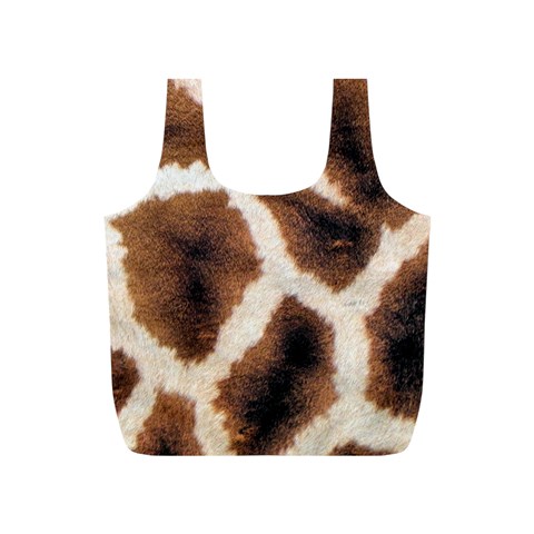 Giraffe Skin Texture Full Print Recycle Bag (S) from ArtsNow.com Front