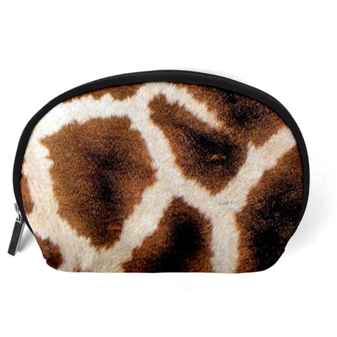 Giraffe Skin Texture Accessory Pouch (Large) from ArtsNow.com Back