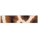 Giraffe Skin Texture Small Premium Plush Fleece Scarf