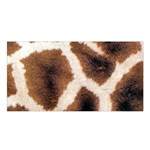 Giraffe Skin Texture Satin Shawl 45  x 80 