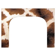 Giraffe Skin Texture Toiletries Pouch from ArtsNow.com Front