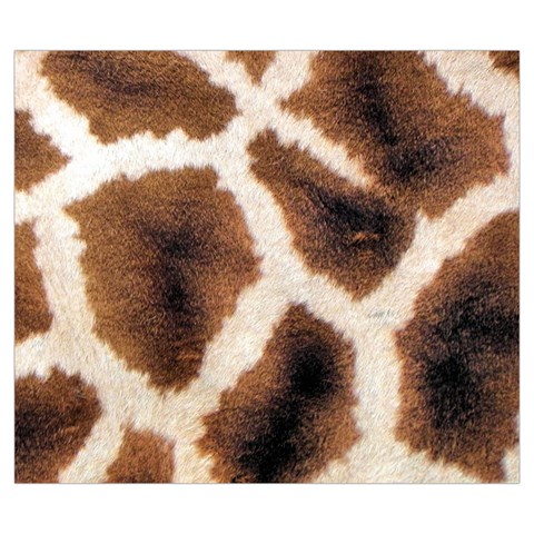 Giraffe Skin Texture Zipper Large Tote Bag from ArtsNow.com Back