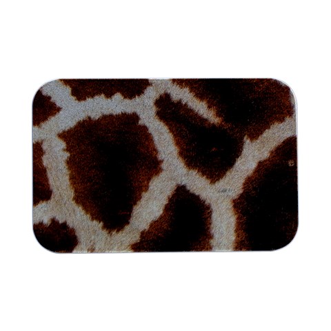 Giraffe Skin Texture Open Lid Metal Box (Silver)   from ArtsNow.com Front