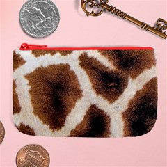 Giraffe Skin Texture Large Coin Purse from ArtsNow.com Front