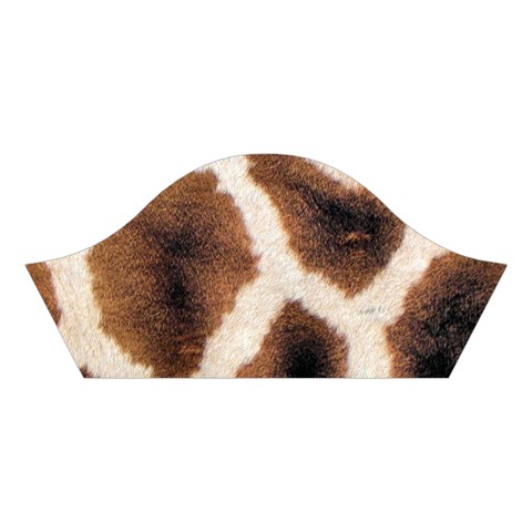 Giraffe Skin Texture Cotton Crop Top from ArtsNow.com Left Sleeve