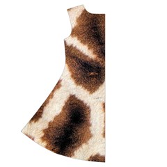 Giraffe Skin Texture Short Sleeve V Back Left