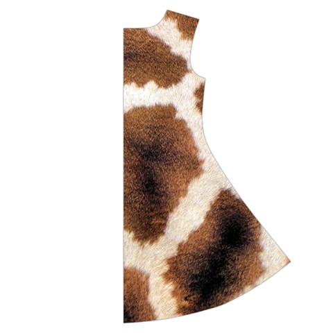 Giraffe Skin Texture Short Sleeve V Back Right