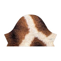 Giraffe Skin Texture Short Sleeve V Right Sleeve