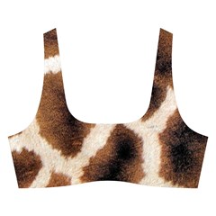 Giraffe Skin Texture Cross Back Hipster Bikini Set from ArtsNow.com Front