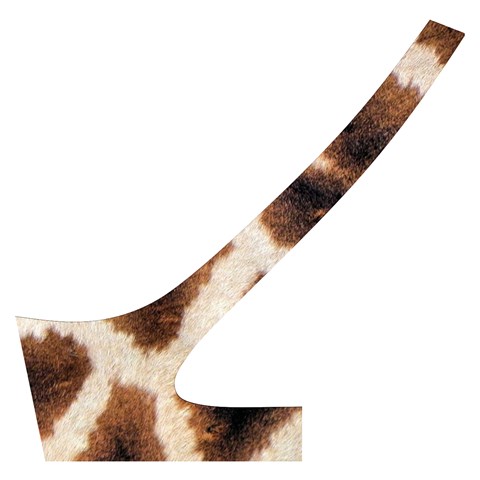 Giraffe Skin Texture Cross Back Hipster Bikini Set from ArtsNow.com Back Left