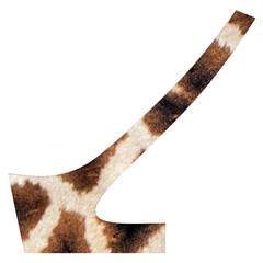 Giraffe Skin Texture Cross Back Hipster Bikini Set from ArtsNow.com Back Left