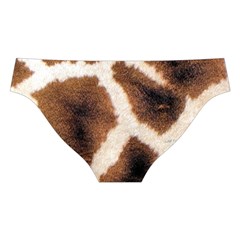 Giraffe Skin Texture Cross Back Hipster Bikini Set from ArtsNow.com Back Under