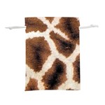 Giraffe Skin Texture Lightweight Drawstring Pouch (L)