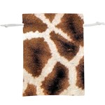 Giraffe Skin Texture Lightweight Drawstring Pouch (XL)