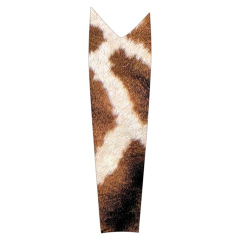 Giraffe Skin Texture Women s Long Sleeve Raglan T Left Sleeve Side