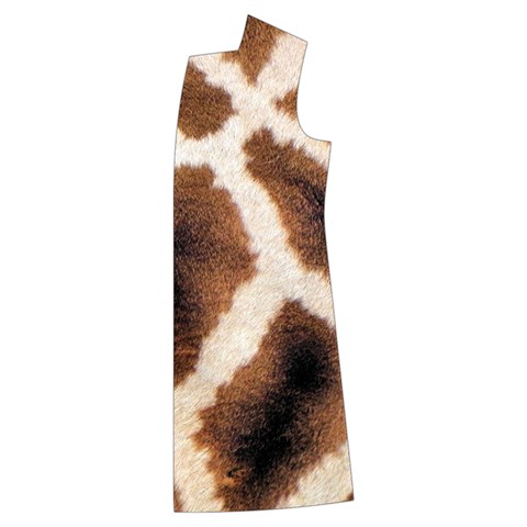 Giraffe Skin Texture Kids  Long Sleeve Velvet Lounge Robe from ArtsNow.com Front Left