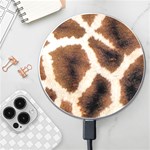 Giraffe Skin Texture Wireless Fast Charger(White)