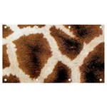 Giraffe Skin Texture Banner and Sign 7  x 4 