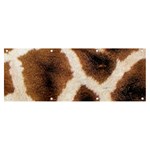 Giraffe Skin Texture Banner and Sign 8  x 3 