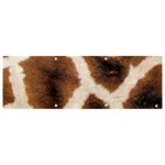 Giraffe Skin Texture Banner and Sign 9  x 3 