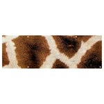 Giraffe Skin Texture Banner and Sign 12  x 4 