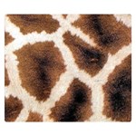 Giraffe Skin Texture Premium Plush Fleece Blanket (Small)