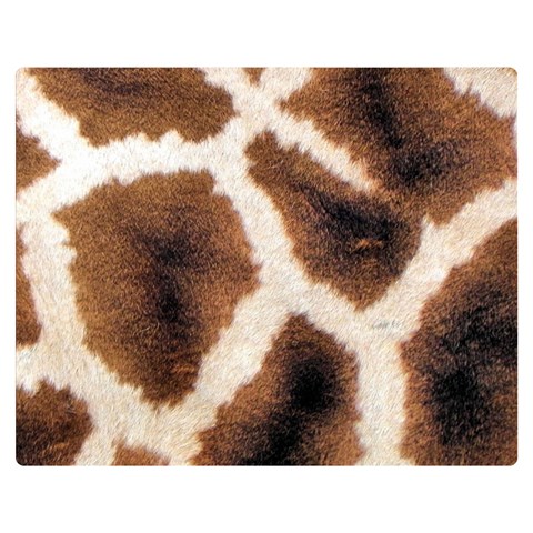 Giraffe Skin Texture Premium Plush Fleece Blanket (Medium) from ArtsNow.com 60 x50  Blanket Front