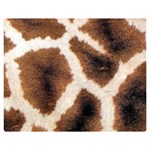 Giraffe Skin Texture Premium Plush Fleece Blanket (Medium)