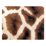 Giraffe Skin Texture Premium Plush Fleece Blanket (Large)