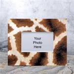 Giraffe Skin Texture White Tabletop Photo Frame 4 x6 